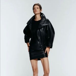 zara pure leather jacket